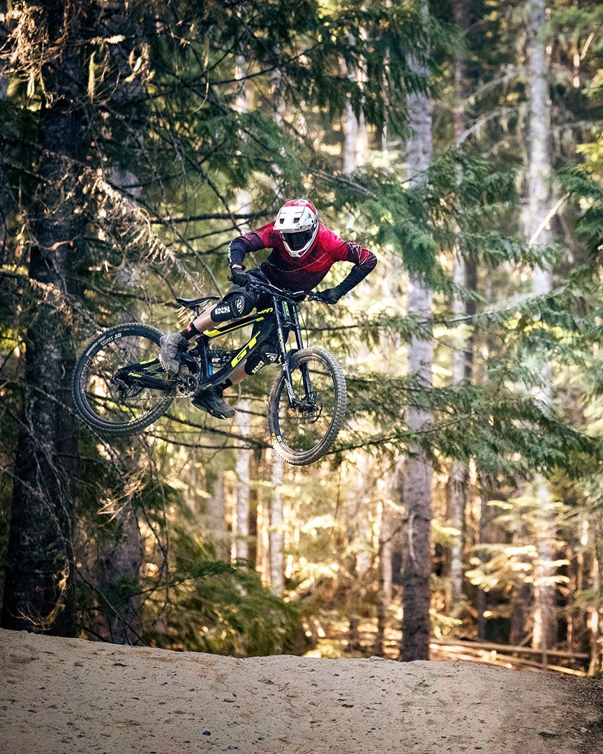 WhistlerBikePrk's tweet image. Time to wake up, it's game day. | Rider: Trevor Berg | Robin O'Neill | #RideNowSleepLater