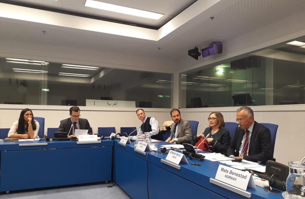 OEA_SegPublica's tweet photo. @OEA_Seguridad participa del #CCPCJ27 y destaca la importancia de buscar alternativas al encarcelamento, que promuevan la reinserción integral y respeten a los derechos humanos https://t.co/cArYLF0y1r
