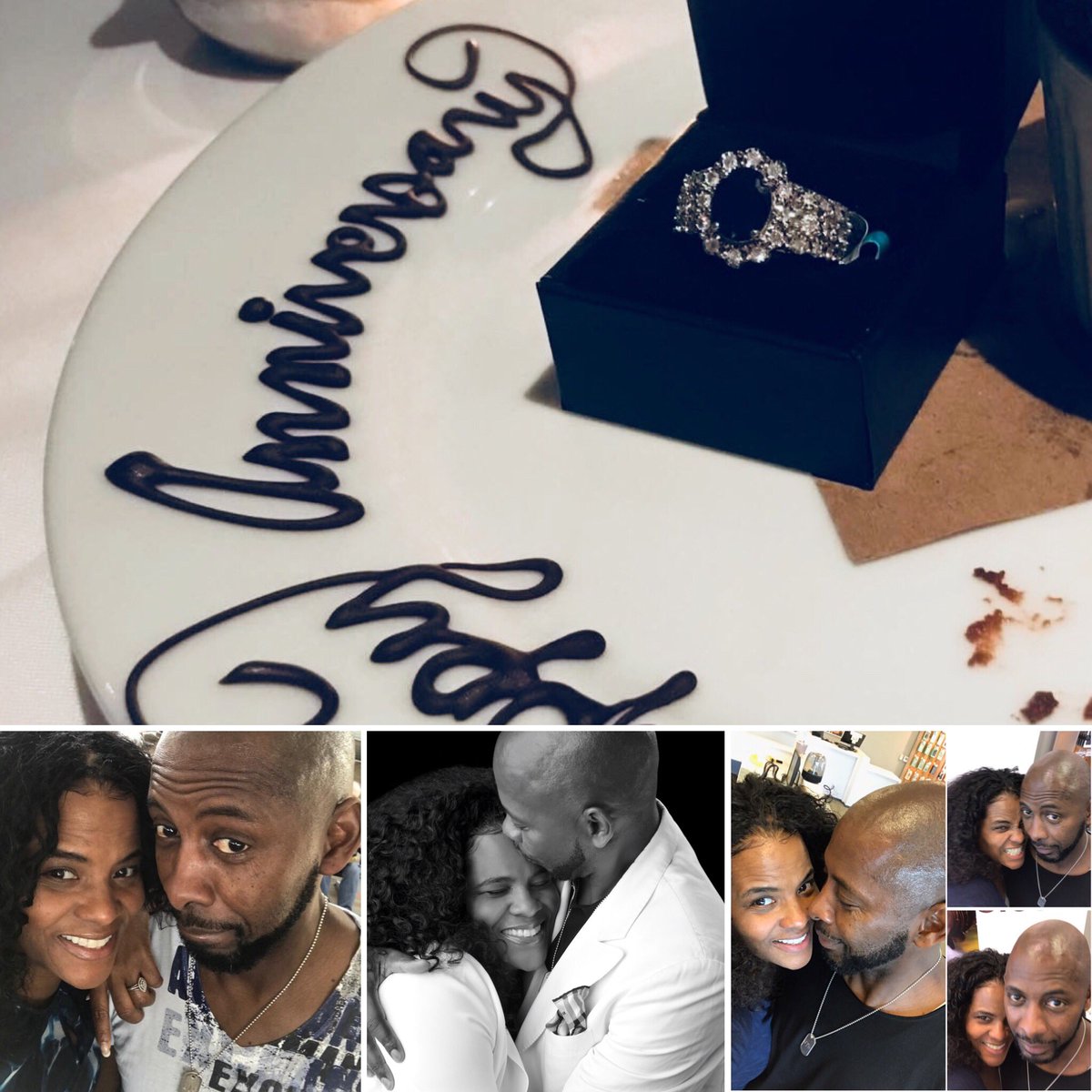ChefQCulinary's tweet photo. Thank God for 15 years with this beautiful, smart Woman of God! @PastorTamaraB #ChefQ https://t.co/vDj7EIS3lx