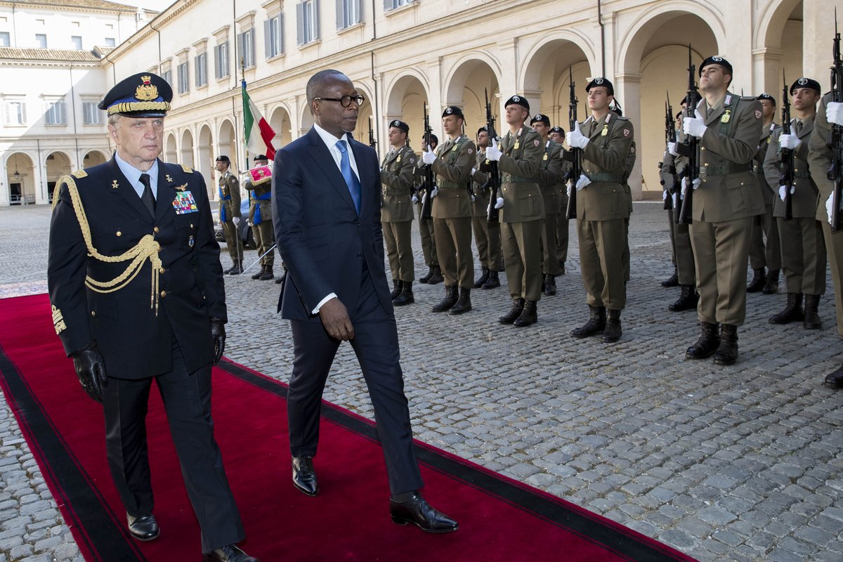 Quirinale's tweet photo. #Quirinale, il Presidente #Mattarella ha ricevuto il Presidente della Repubblica del #Benin Patrice #Talon https://t.co/bDzwtgyN0s