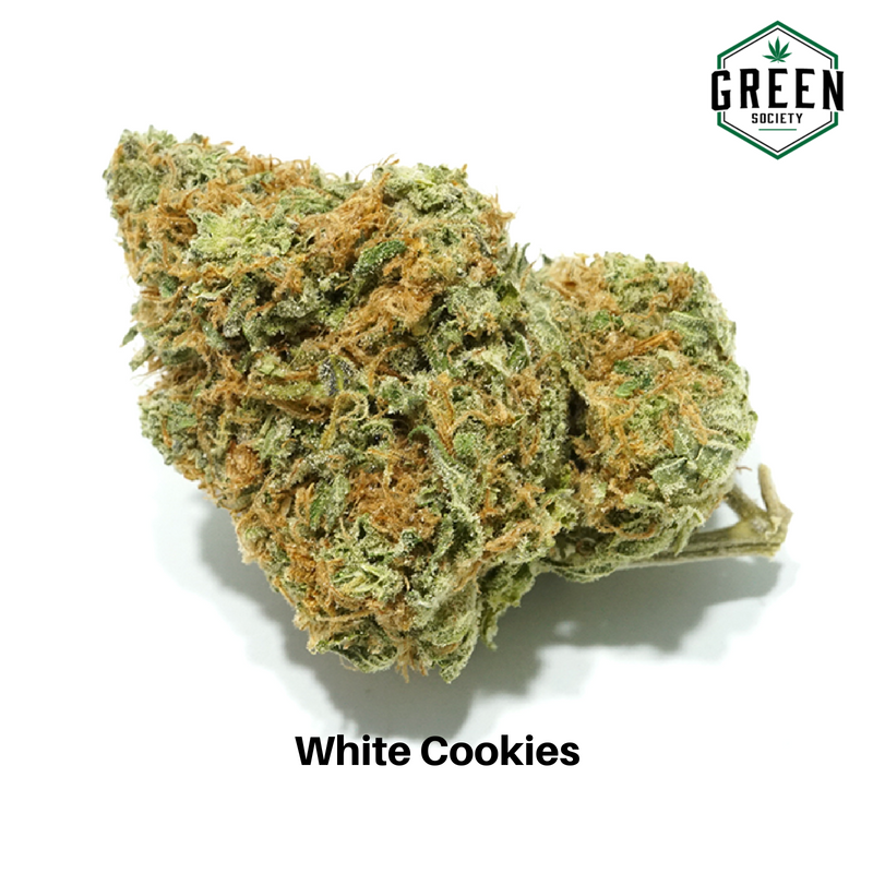 greensocietyca's tweet photo. White Cookies come with a sweet and earthy flavor that relaxes the body, as well as gives a sense of euphoria for the mind. It is used for pain relief and as effective mood booster! Read more; https://t.co/HxQeKkjF1c #weed #hybrids #cannabis #kush #marijauna #whitecookies https://t.co/gUQnR6dnGT