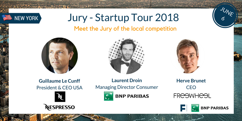 Frenchfounders's tweet photo. 🚀🏵️ #StartupTour2018: Find out the #Jury members of #NewYork local competition! On June 6th, the Jury will include Laurent Droin @BNPParibas, @99Hbrunet #stickyADS & Guillaume Le Cunff @NespressoUSA
▶ 1ST PRIZE 🏆 > $100,000
▶ APPLY 🛎️ Until May 23!
https://t.co/4bArPcftBu https://t.co/xnRnxq4kai