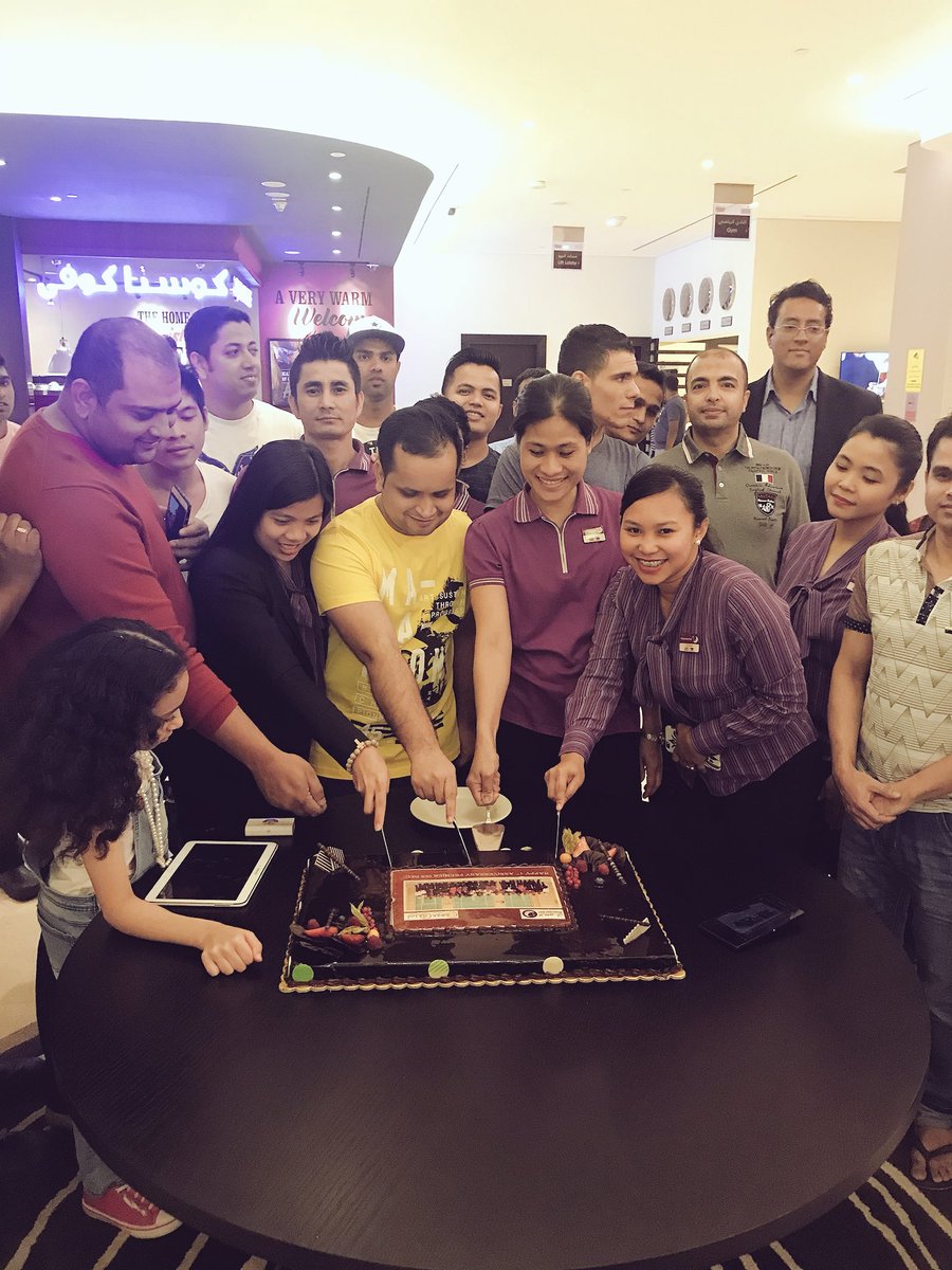 First Anniversary Celebrations at #PremierInn #Doha #EducationCity