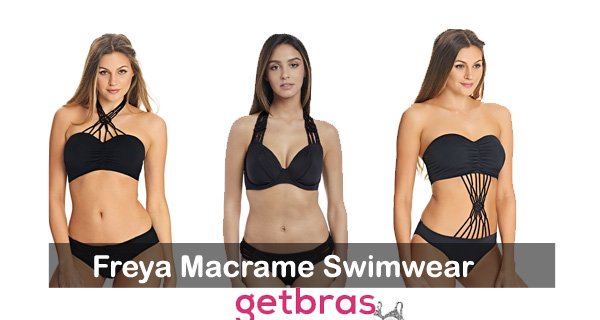 get_bras's tweet photo. The Freya Macrame is a fabulous combination of elaborate handmade macrame to the front section of the swimwear. This collection is easily recognizable with the design and the styling. Underwire and cup sized for support ,shape and uplift.  

https://t.co/ydSS7Velle https://t.co/SvHInNq8RG