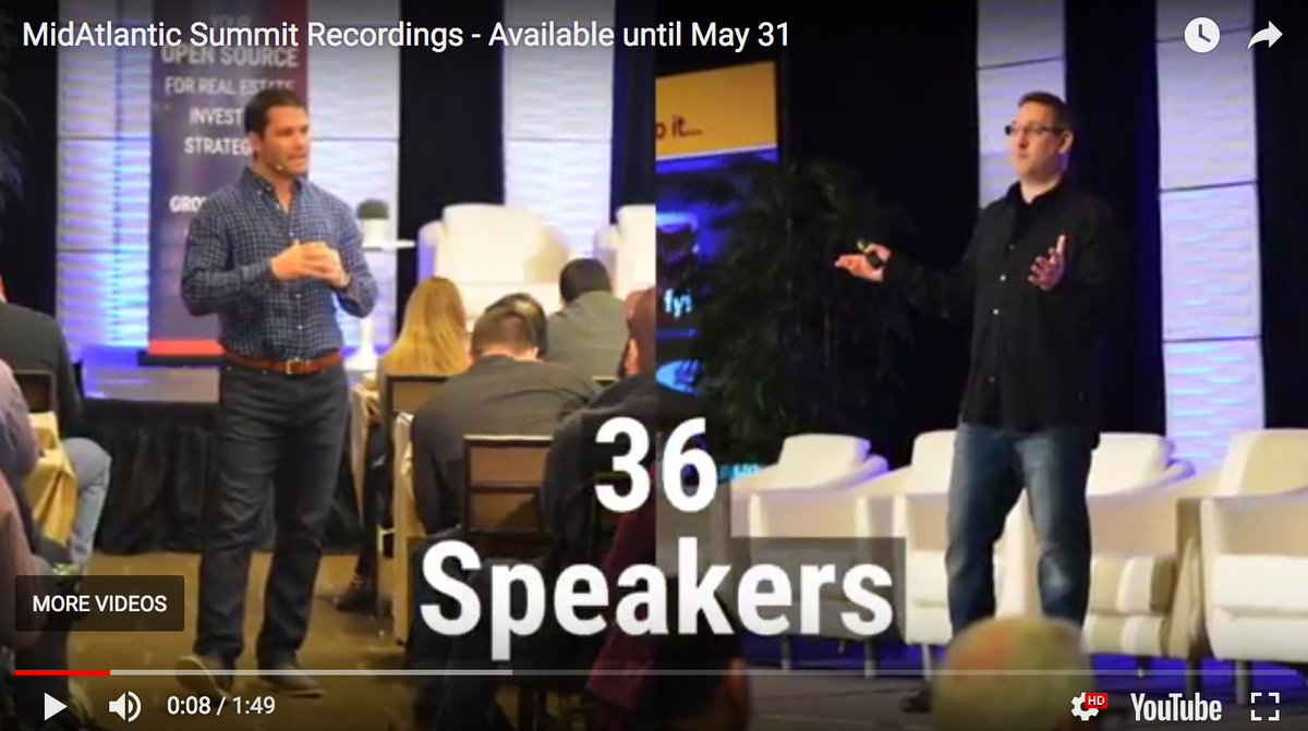MidAtlSummit's tweet photo. Good news! Between now and May 31st only, conference recordings are available for only $79, with all proceeds going to our charity partner, Project HOME

So follow the link below to enjoy over 15 hours of high quality video and learn from the best:

https://t.co/MvPrMQkE2u https://t.co/DQgsiINgWR