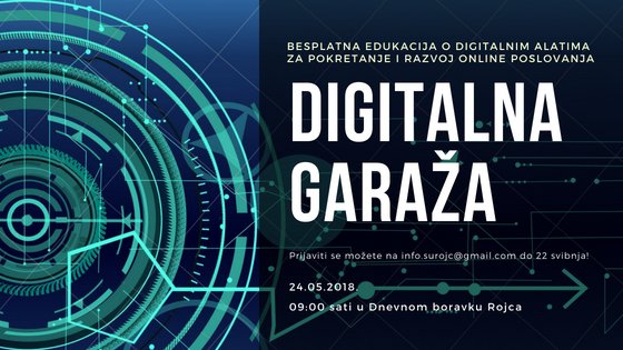 Rojcnet's tweet photo. Apply for the Digitalna garaža workshop about digital tools for starting your online business
https://t.co/iWDh3SxKRY
#rojc #DigitalMarketing #workshop #OnlineBusiness https://t.co/mkx0ripAPT