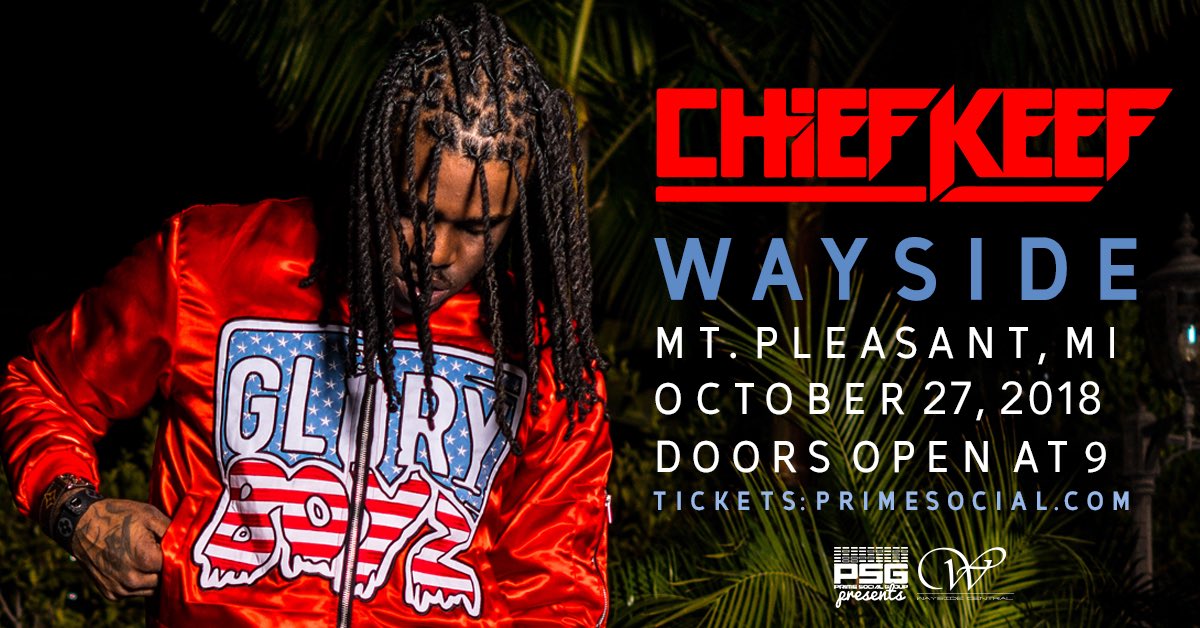 WaysideCentral's tweet photo. ❌Tickets NOW ON SALE❌

@ChiefKeef | 10/27 | 🔥🔥🔥

Tickets ➡️ https://t.co/41kTQ9c4n4 https://t.co/BjtcS3h1Ua