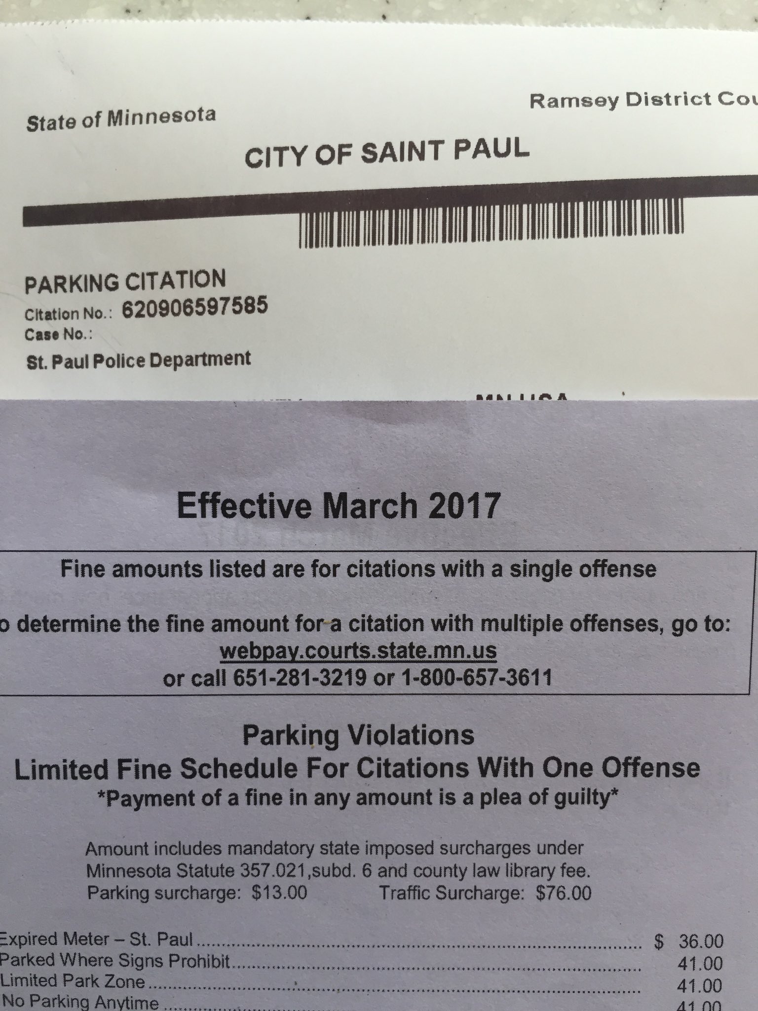 Parking Rules  Saint Paul Minnesota