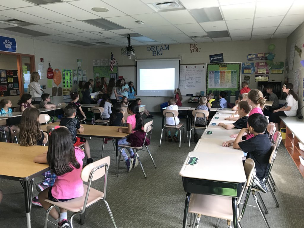 MackebenElem's tweet photo. Thank you @ConleyElem for the tour today! We are excited to become Conley Coyotes! #Mackeben158 #DIST158 https://t.co/W09nwE540O