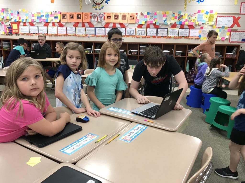 MackebenElem's tweet photo. Thank you @ConleyElem for the tour today! We are excited to become Conley Coyotes! #Mackeben158 #DIST158 https://t.co/W09nwE540O
