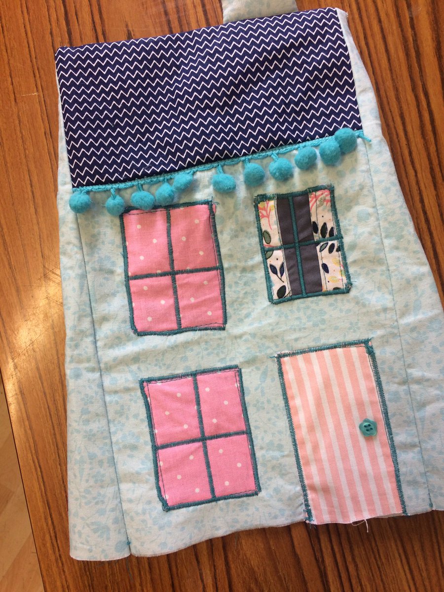 ThisTownIreland's tweet photo. #Sewing with the ladies in Ballinasloe, just a small bit of stuffing and they'll have a village! #CommunityArtsClass #WeeHouses https://t.co/utmP8Ap7Xi