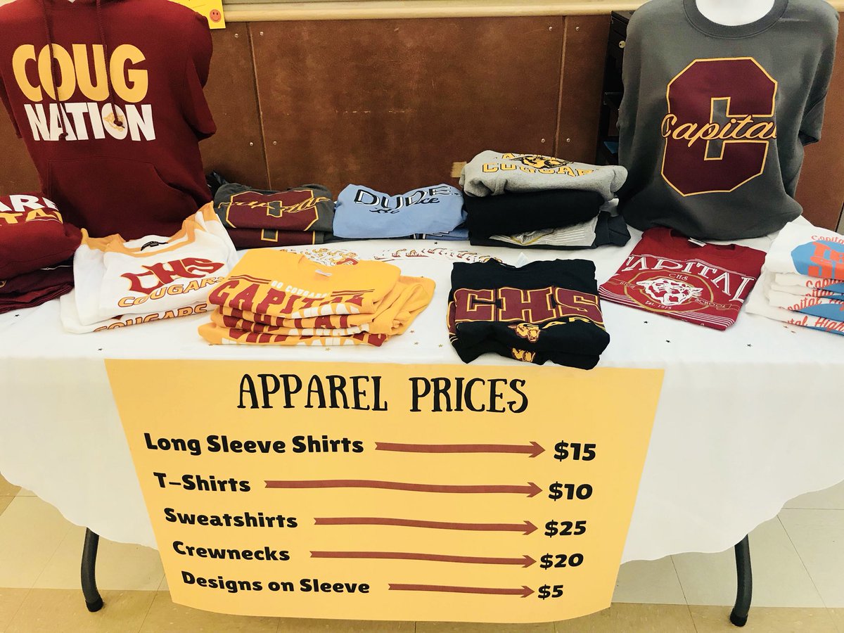 CHSstore's tweet photo. Go see Riley &amp; Regie for all our current spirit wear and new stickers @ the Trade Show!! https://t.co/I5mL398npd