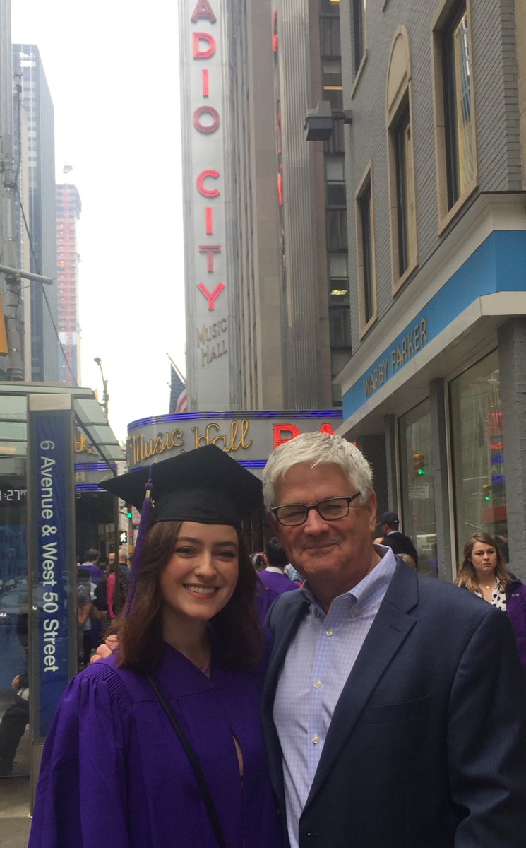 PBrown7's tweet photo. Magical Day - Graduation from NYU - very proud of you Bridget https://t.co/owAXSGbeIm