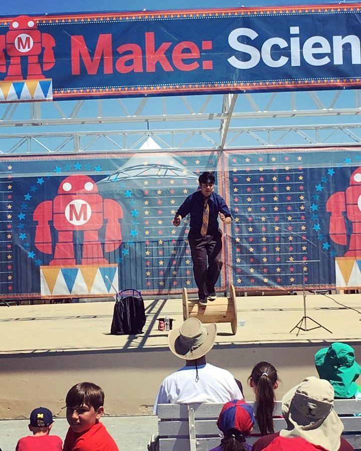 TheSegalMagic's tweet photo. I'll be at the @MakerFaire in San Mateo this weekend with a show at noon on Saturday and close up throughout the day! I also have discount tickets available. I'll see you at this very cool DIY fair! #makerfaire #makerfaire2018 #make #magicalmaker #diy #magicshow #inventor #maker https://t.co/IzDvddxOR3