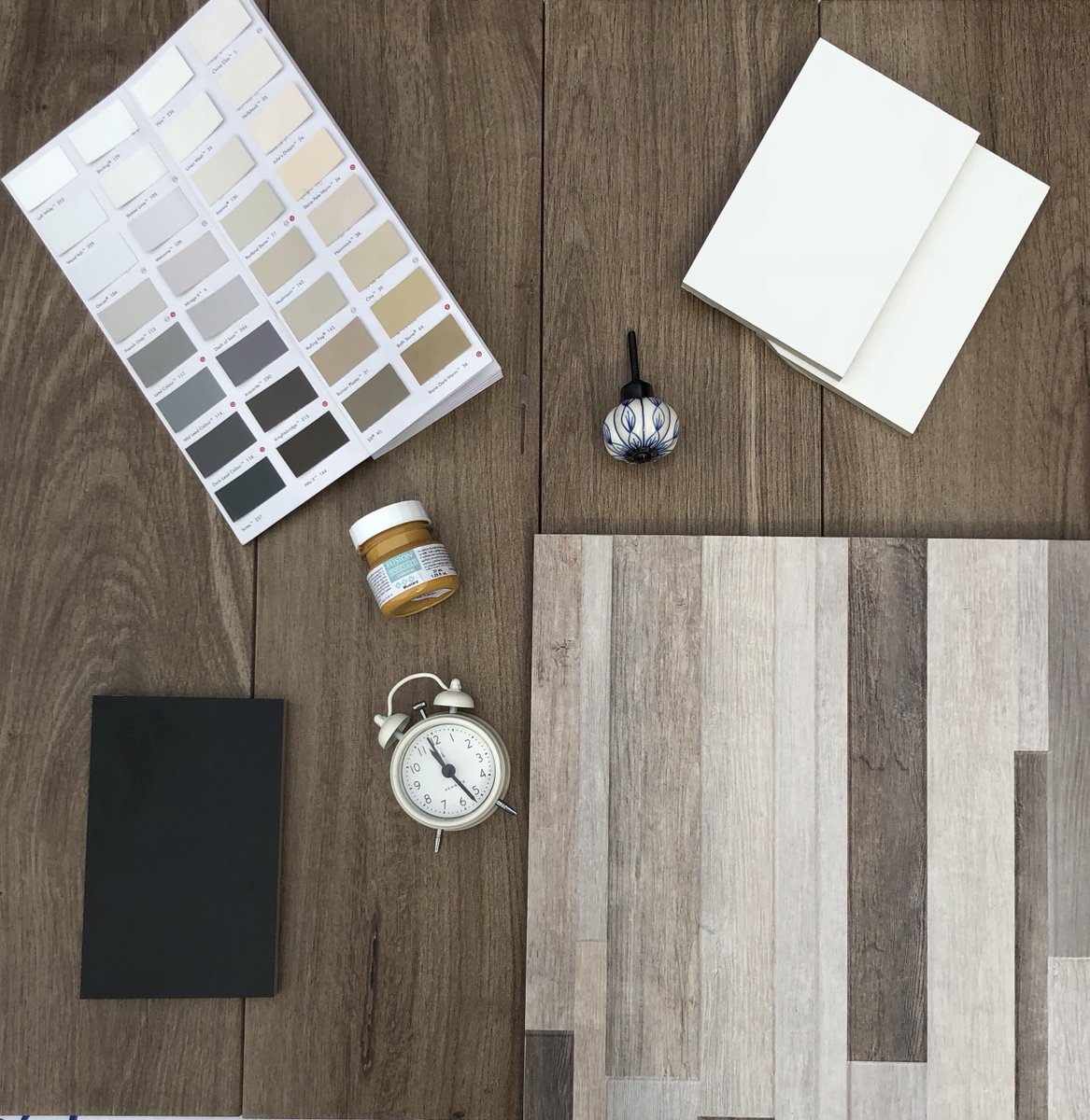 We’ve been playing around with a neutral colour scheme today, what do you think to our mood board?  #moodboard #tiles #new #woodtiles #splitface #palette #tilemoodboard #inspiration #kitchen #bathroom #interiors #interiordesign #tiling