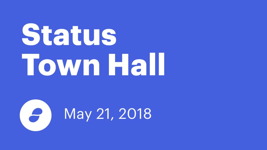 ethstatus's tweet photo. Make sure to join us Monday May 21 at 12:00 GMT for our Town Hall, streaming live. Community news, Marketing updates, Swarm updates, event reminders and more! Make sure to subscribe so you can chat and participate in the live Q&A #ethereumlive
https://t.co/U8VzZRENGN https://t.co/JAP580beM7