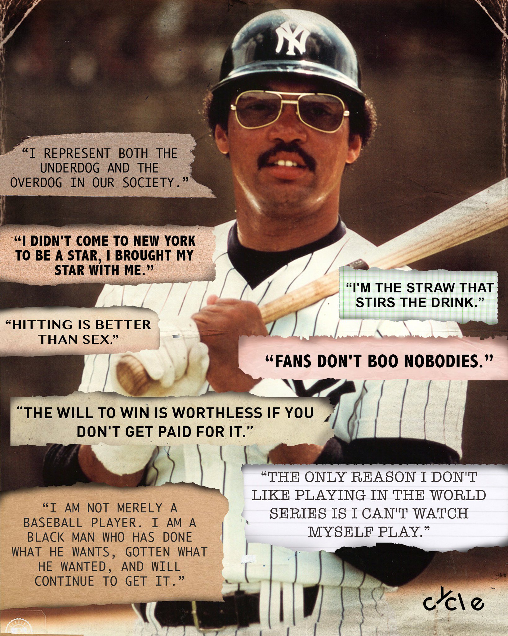 Nobody in baseball talked that talk like Reggie Jackson.

Happy birthday to the one and only. 