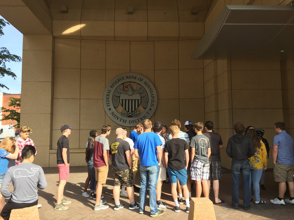 CHS Econ students travel to the Federal Reserve today. <a href="/ChaskaHawks/">Chaska High School</a>