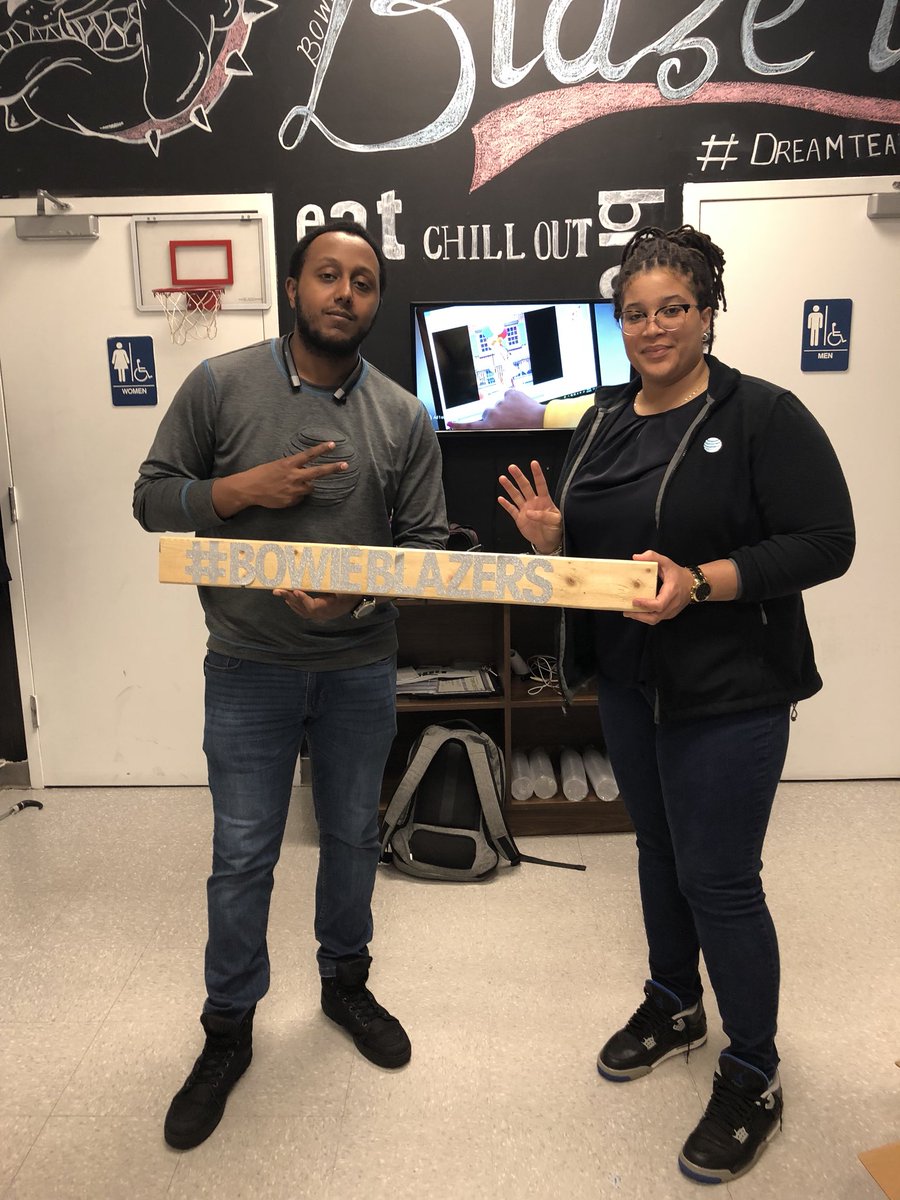 Justin_Grant__'s tweet photo. 2x4 courtesy of “The Queen” @MsDMVSunshine and Ezana “EZ” Zewdie for the Blazers🔥  #MaximumEffort @TheBowieBlazers @404girl  @mrsjaronfelder @dreamteam_Ahmed https://t.co/2gfv8MwhDk