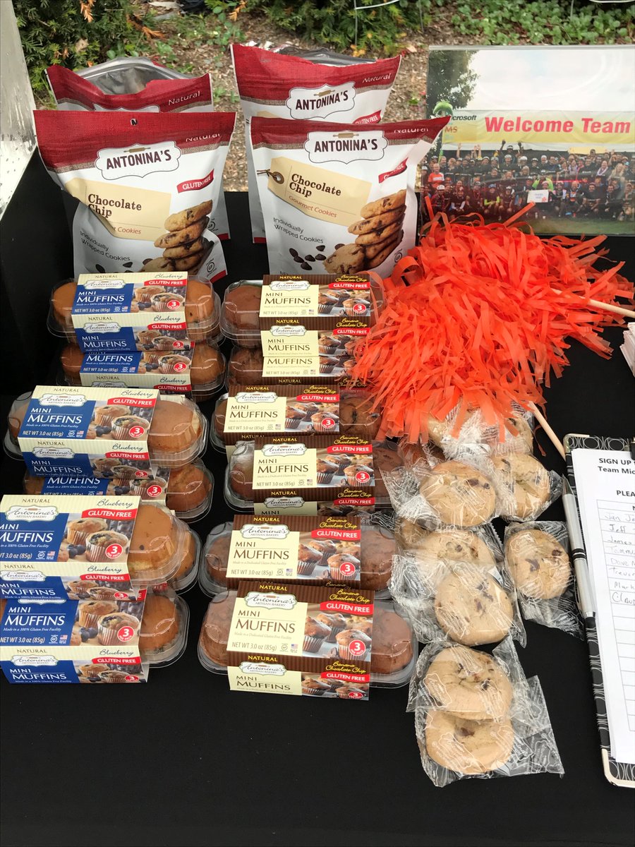 AntoninasGF's tweet photo. #BikeToWorkDay2018 We teamed up with Microsoft to provide snacks for cyclists on Bike to Work Day and help promote the BikeMS Deception Pass Classic ride coming up on September 8-9 in Mount Vernon, WA. If you like to ride, check it out! #BikeEverywhere #BikeMonth #BikeMS https://t.co/7p6oD8W7ua