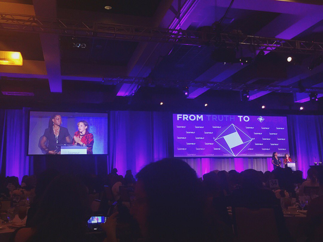 Teamsters_399's tweet photo. .@sagaftra President @gabriellecarteris & Actress @tichinaarnold spoke to the @LAANE Luncheon theme “Speaking Truth through Power” & the awareness and work to be done to eradicate sexual assault & harassment across all industries. #laane #TimesUp https://t.co/ZTPwRTdfnI