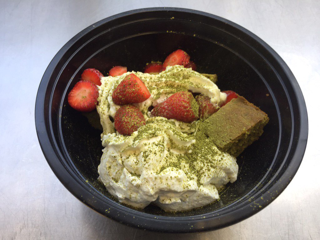 Nombe's tweet photo. Finishing prep for our Nombe #Matcha Parfait, which we hope wins the day Sunday at the @SPARKsocialSF #MatchaFest! https://t.co/XXFkgAIcel