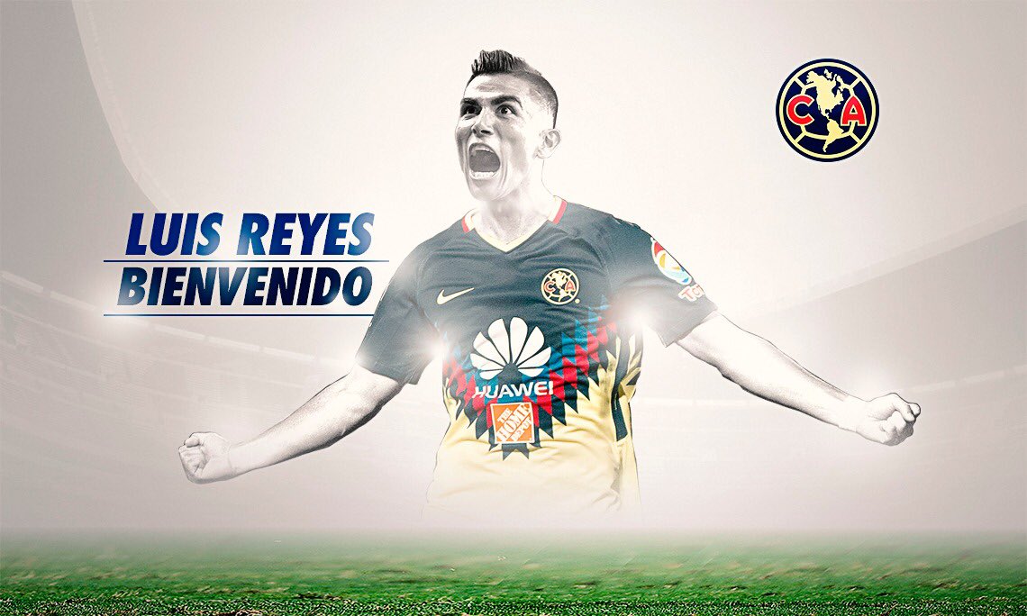 ClubAmerica's tweet photo. El lateral izquierdo 🇲🇽 Luis Reyes ya es Azulcrema. 
Bienvenido al Nido‼️
#LuisEsÁguila 🦅 https://t.co/gHqTCC5KPj