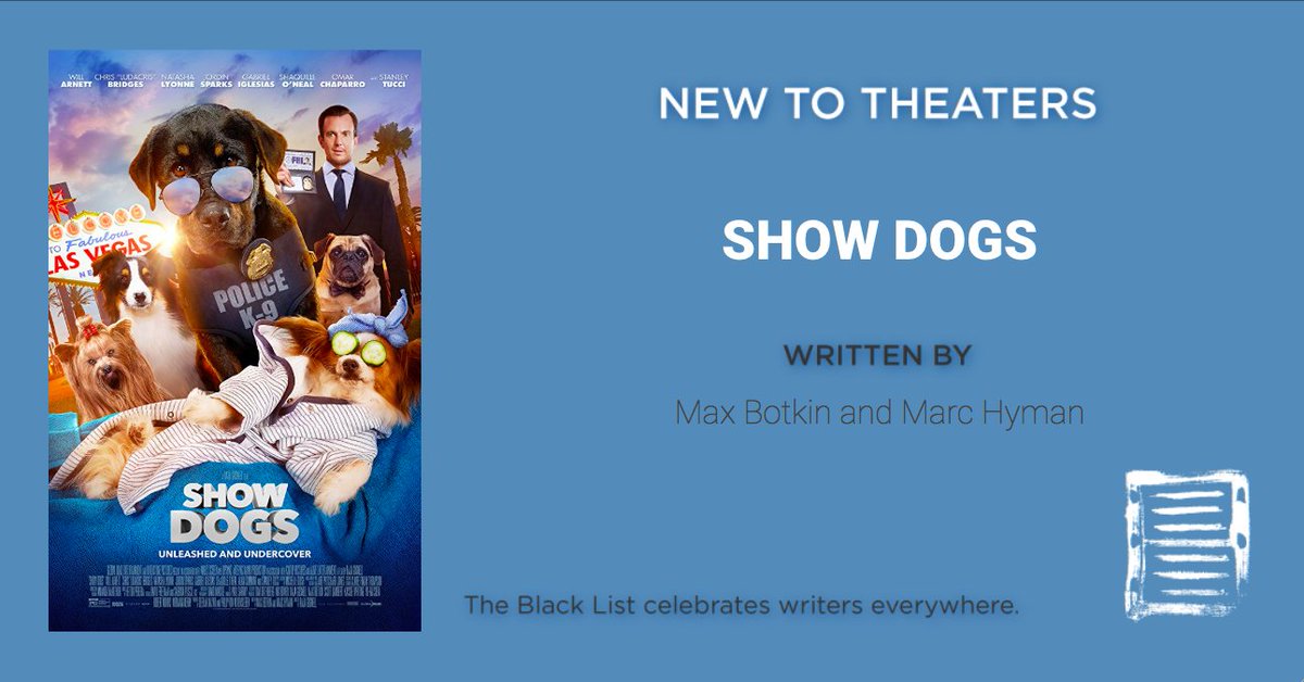 Congratulations to <a href="/MaxBotkin/">Max Botkin</a> and Marc Hyman - SHOW DOGS (<a href="/ShowDogsMov/">Show Dogs Movie</a>) arrives in theaters today!