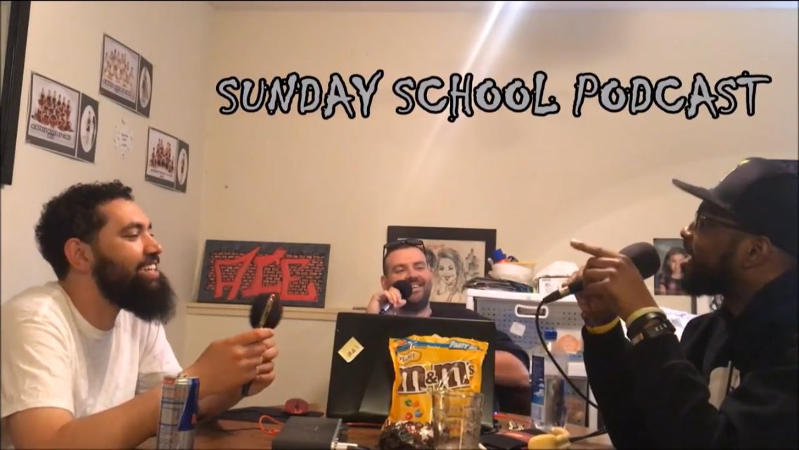 WeLuvLiveOnLake's tweet photo. FULL VIDEO | 
Sunday School Podcast | Episode 34 |
“Don’t Be A Trans-parent” | @JakeFaircloth1 @blackbrewfoo @ItsAceBreh | #SundaySchoolPod 

[WATCH &amp; SUBSCRIBE]
https://t.co/8y4XXXjQbH https://t.co/VbmSUNbnWY