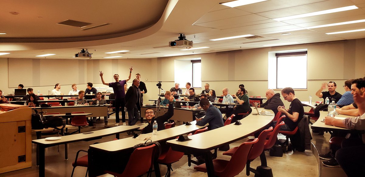 YvesLaRose's tweet photo. @EOS_Nation #EOSRyerson
Come and join us at Ryerson University! Thomas Cox is giving his second presentation of the day :) https://t.co/1TThxpBDnw