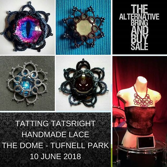 tatsrights's tweet image. TatsRight will have a stall at the Alternative Bring and Buy Sale 10 June 2018 at The Dome in Tufnell Park. ift.tt/2k9jrXu #tatting #tatsright #tattersofinstagram #tattedlace #lacemaker #alternativegirl #altfashion #gothaccessories #gothgirl #l… ift.tt/2rVaIM8