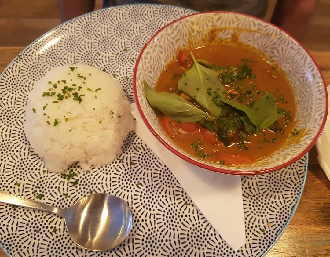 Lovely food this evening at @MekongStreetFood ☺💚 #Vegan #Derry #Lovelocal