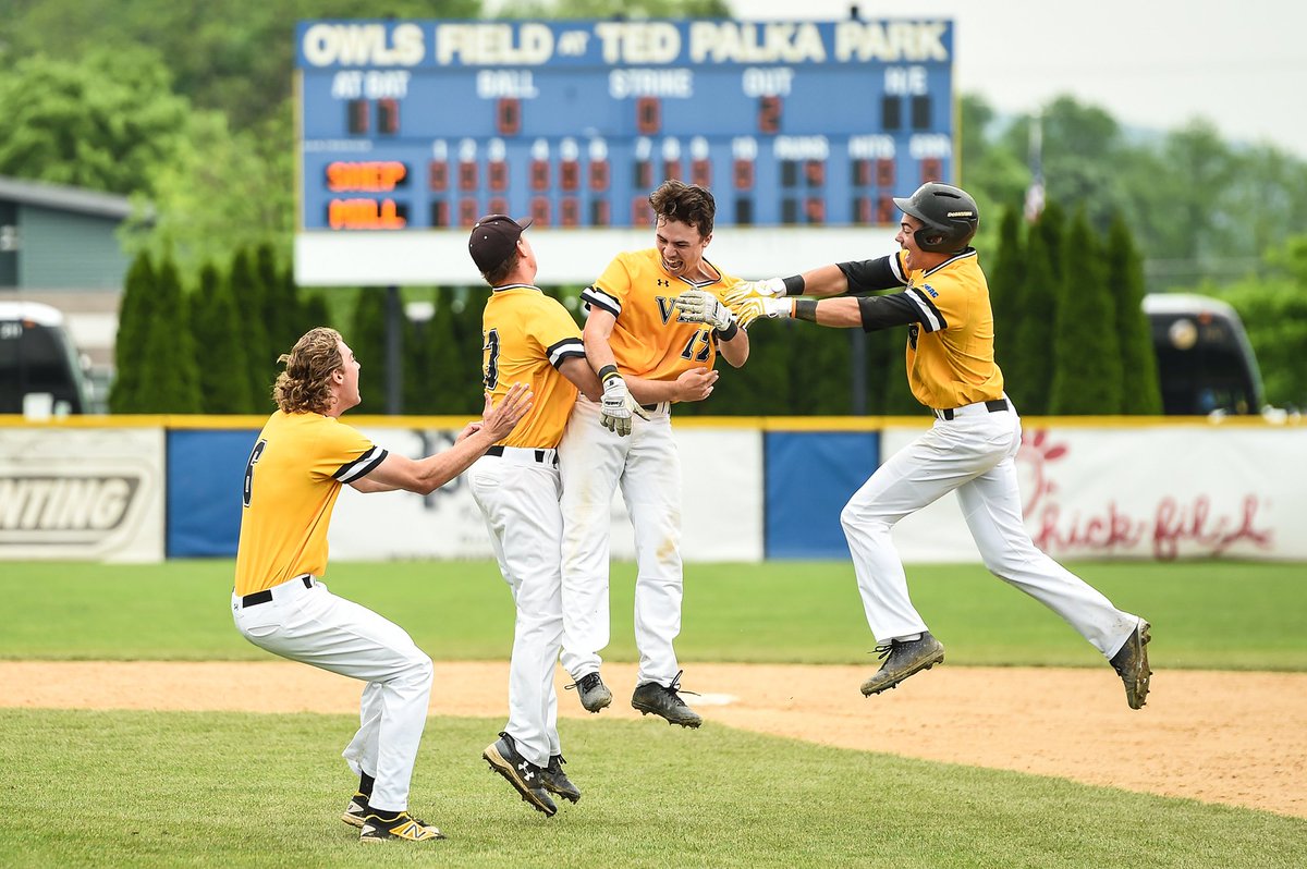 VilleMarauders's tweet photo. Marauders win! An 11th-inning walk-off from Manning Brookens keeps the Marauders alive in the NCAA Atlantic Regional. https://t.co/QSvqEmzHo6