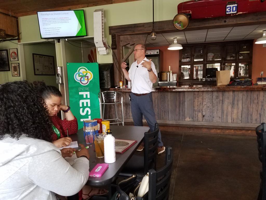 TroyKMiller's tweet photo. @tracepick discussing @IowaBIG and the need for cultural paradigm shift in education. #EntreFEST2018 https://t.co/i9bjf51U8j