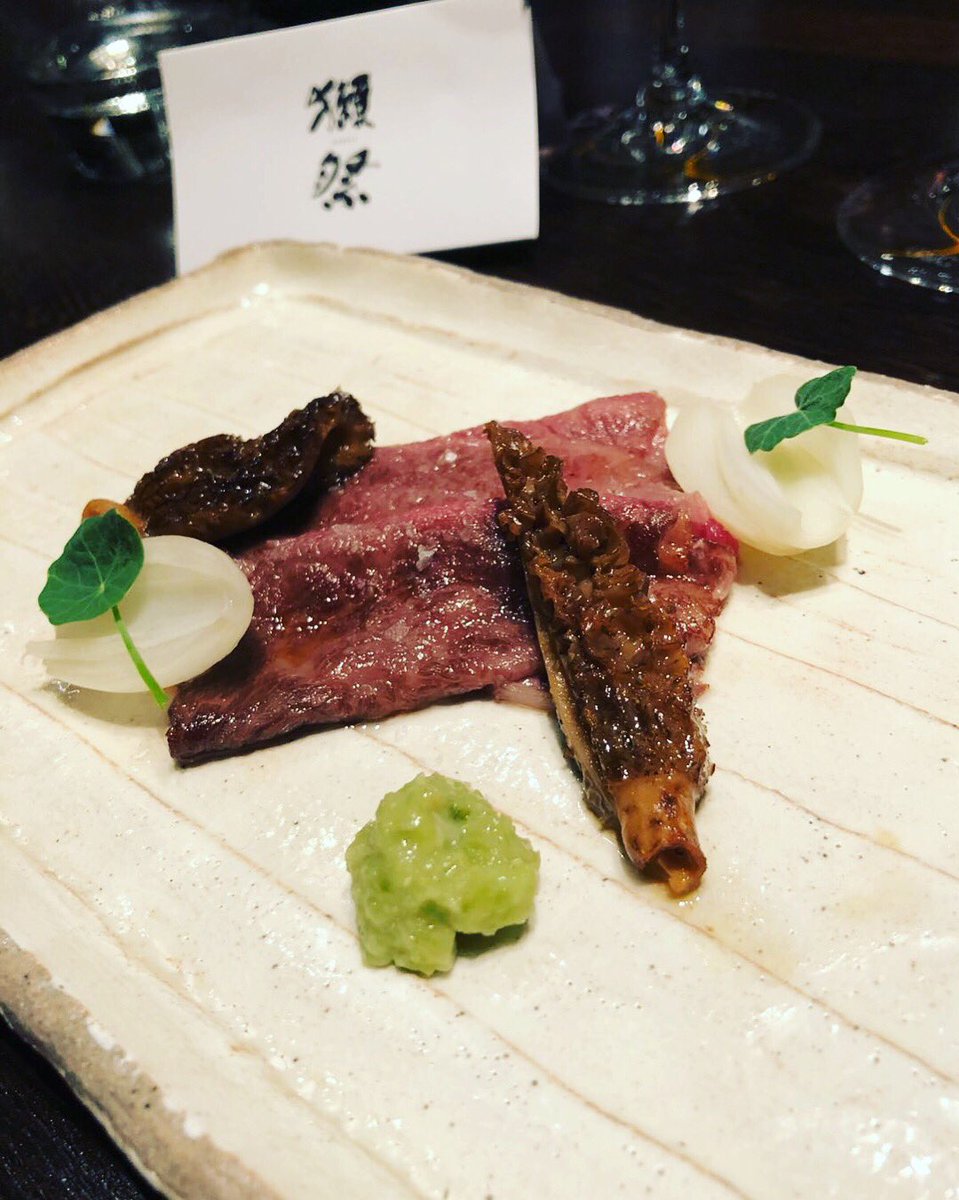 yashinlondon's tweet photo. Our first private dinner series last night. Just a few shots of some of the dishes specially created by our Head Chef Shinya Ikeda. We have just two spaces left for our next private dinner series, Pommery Champagne: Day 2 on 21st of June. Call us on 02073733990 and get booking! https://t.co/mqXuOcbusJ