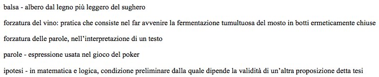 tueetterin's tweet photo. #lipogiro @paolaxmi
#reciso/d
c'è riso
Novara
no vera
falsa
balsa
legno
botte
#forzatura
parole
poker
gioco a carte
bar
pressione
ipotesi
non tesi
#innesto
investo
titoli
Stato
repubblica
sciò re
#reciso https://t.co/H3AXAh8fWz