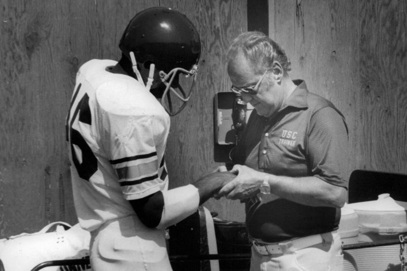 FWATAD8's tweet photo. FWATA D8 would like to remember and send our condolences to the family  and friends of Longtime USC Athletic Trainer Jack Ward. Ward passed away on May 6 of natural causes in Palm Springs. Thank you Jack for all you did for our district. To read more visit https://t.co/9LU97Sev9W https://t.co/GSZxIujC6o