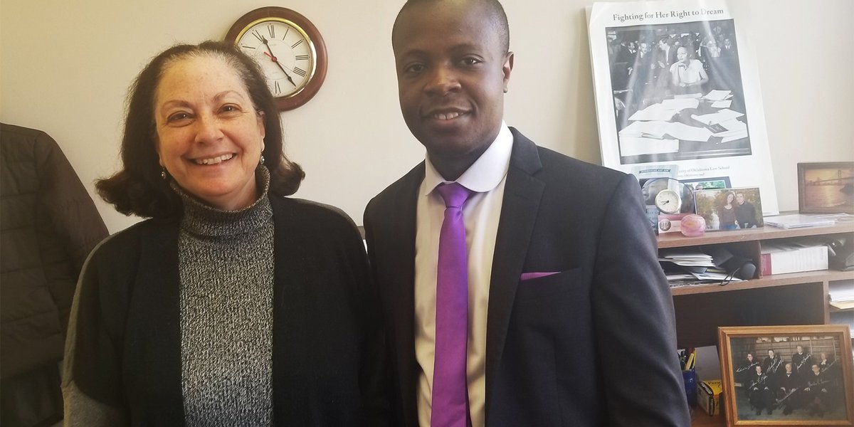 Congratulations to Prince Senayah, rising 2L, who was just awarded the prestigious Chief Justice Thomas J. Moyer Fellowship for his project on bail reform with <a href="/LLInstitute/">Law & Leadership</a>! ow.ly/olea30k4xM3