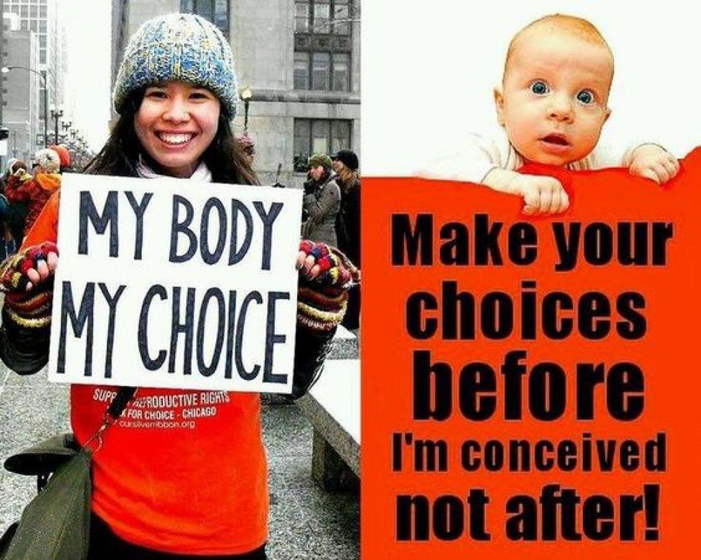 StMarysAtLarge's tweet photo. "My Body, My Choice"...ACCURATE TRANSLATION: "absolutely NOTHING will EVER be more important than appeasement of my personal conveniences; even if it means MURDERING A HELPLESS UNBORN CHILD." #Selfishness #Progressive #Liberal #ProChoice #Murder #Antichrist https://t.co/amWYGYbfGK