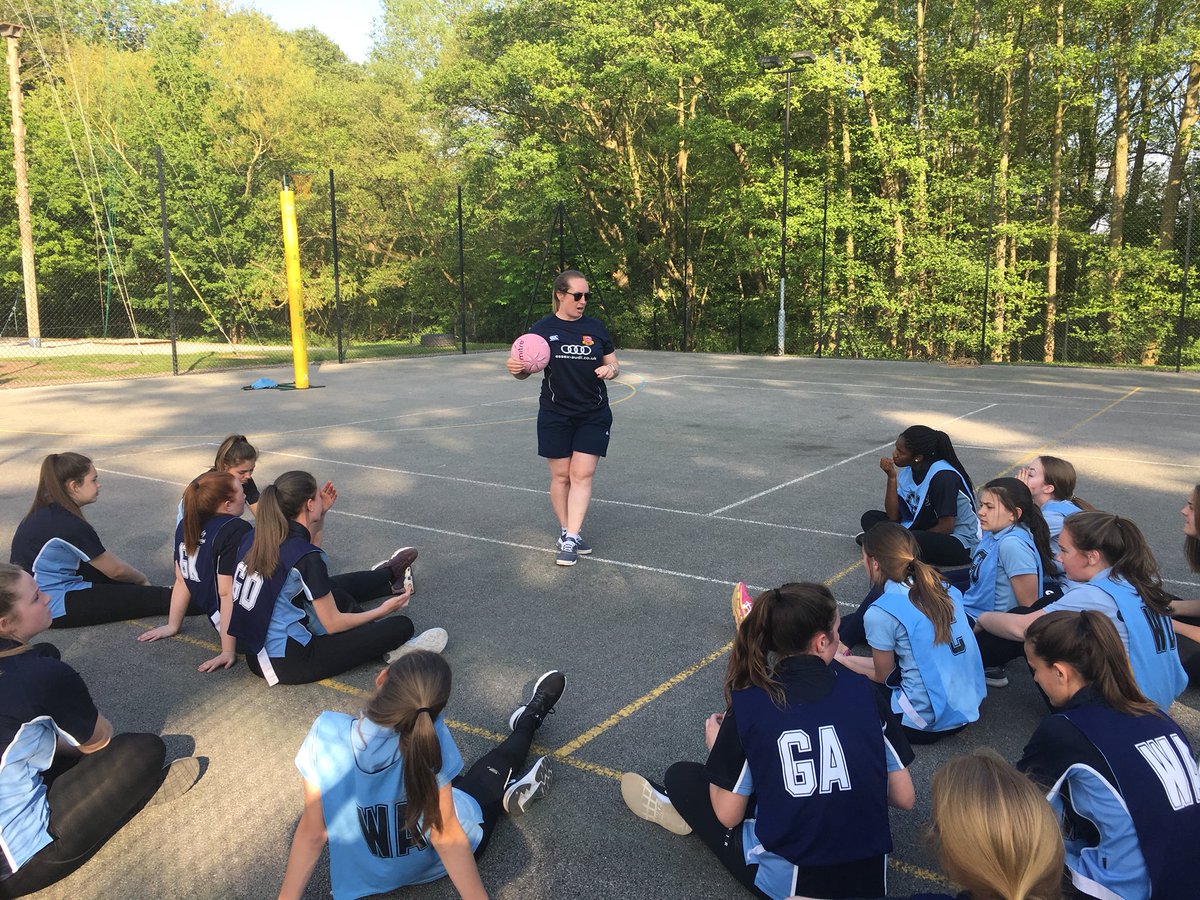 dphsPE's tweet photo. We have arrived! A tour of the grounds, a training session, some dinner and now the girls are off for their evening activities. Watch this space for netball updates tomorrow! https://t.co/w77yzyP0u1