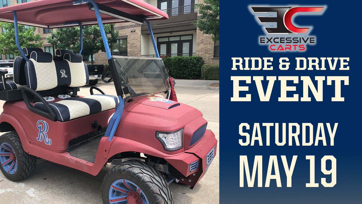 Tomorrow, Veteran-Owned business, <a href="/ExcessiveCarts/">Excessive Carts</a> is hosting a complimentary Ride &amp; Drive Event outside of the Founders Gate. Come out for your chance to ride and drive a selection of 10 custom golf carts and to find out how you can bring your custom golf cart ideas to life!