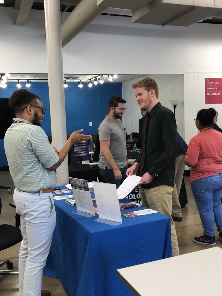 TransformEdKY's tweet image. Tuesday was the culmination of a semester of hard work for our Next Gen Skills students. Thanks to our hardworking students and the many KY businesses and universities who made it a great career fair! @KCTCS @Interapt #KyInnovator