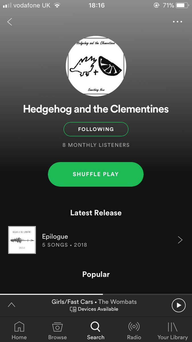 Epilogue is now on Spotify ! Check it out and give us a follow x : open.spotify.com/album/0uXcIB2o…