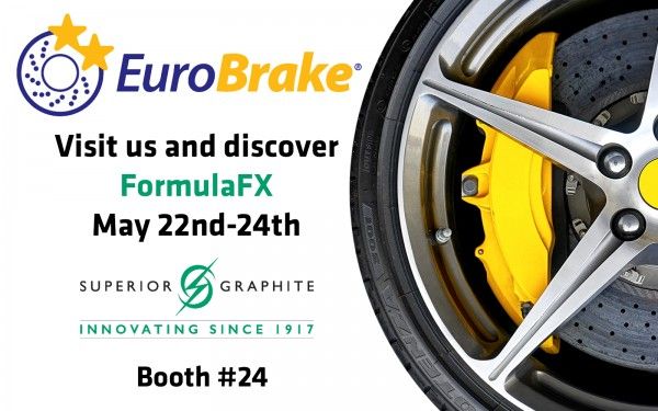supergraphite's tweet photo. EuroBrake 2018 will be in The Hague Netherlands next week May 22-24.
Don't miss Dr. Eric Salmon's presentation on the 22nd and stop by our booth #24 to learn more about our FormulaFX product line. We hope to see you there! #SuperiorEvents #SuperiorGraphite #EuroBrake #FormulaFX https://t.co/tSMhw0msK2