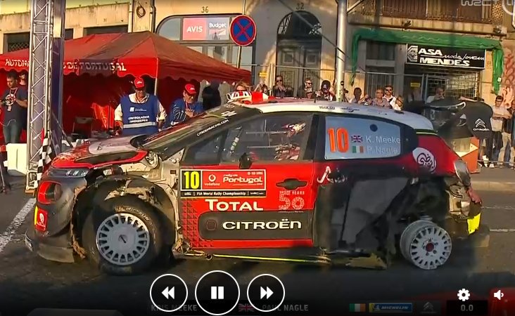 OpensTightens's tweet photo. #WRC #RallydePortugal SS8-SS9

These images could make for a good summary of what have been this afternoon out on Portuguese stages
Rougher than the roughest!
And above all, @krismeeke @paulnagle1
You were #Heroes to many, now to many more! https://t.co/GC0jS1jCER