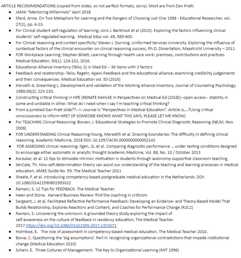 ckim_stokes's tweet image. As promised, this is the list of articles from #hmieducators May that I plan to look into or resonated with me during the session-- esp the ones on #feedback and #teachingstyles . I&apos;m sure we all have a different list!