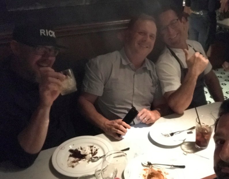 Dave Dameshek (@dameshek) on Twitter photo Holy hell, what a glorious feast we had at APL by the King of All Meats <a href="/AdamPerryLang/">Adam Perry Lang</a> (seen here with <a href="/TheCousinSal/">Cousin Sal</a> & a guy not named Rick in a Rick hat)... Holy hell, what a glorious feast we had at APL by the King of All Meats <a href="/AdamPerryLang/">Adam Perry Lang</a> (seen here with <a href="/TheCousinSal/">Cousin Sal</a> & a guy not named Rick in a Rick hat)...