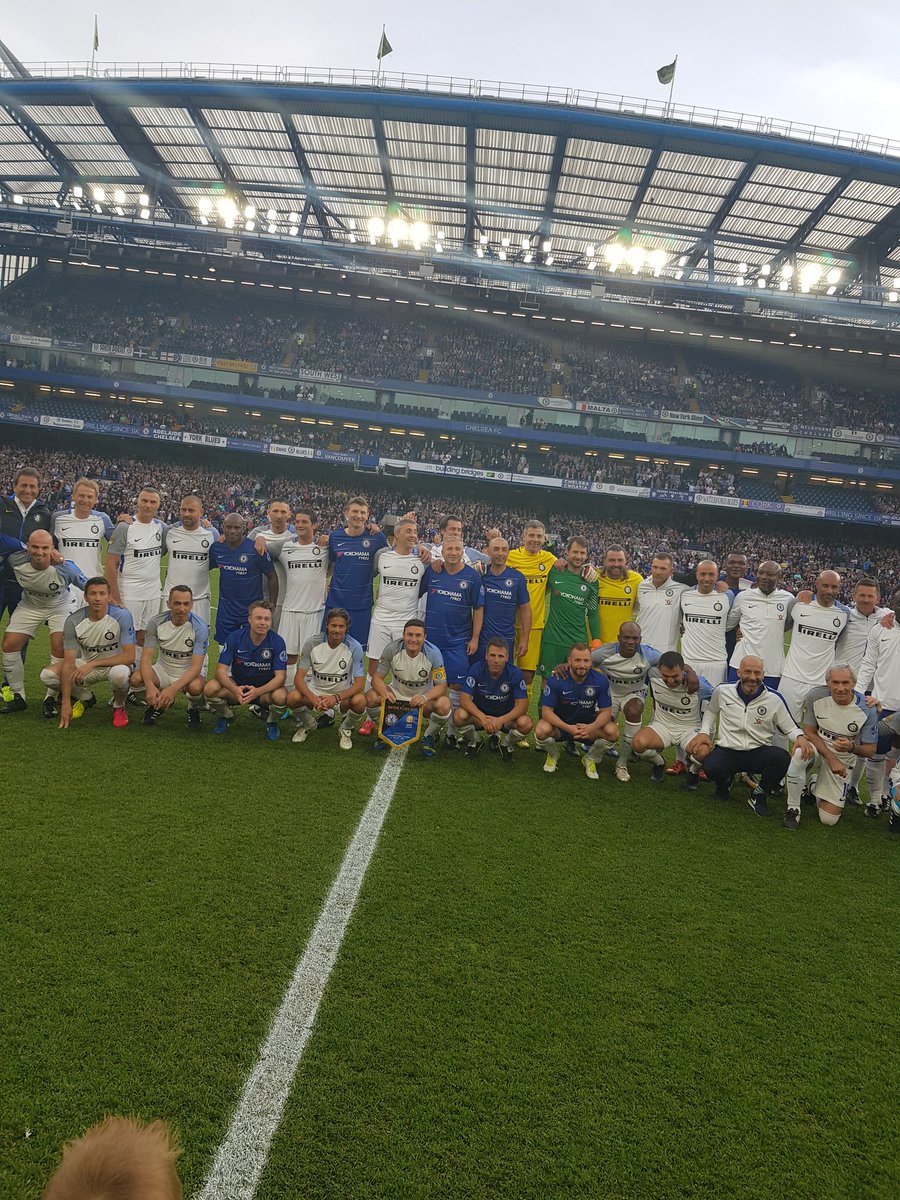 Very emotional evening 😥. Very proud of our amazing kids, they did their grandad proud. #cfclegends #InterForever