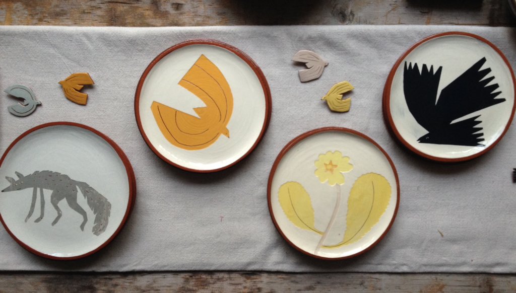 Beautiful #ceramics by my friend Lucy Ogden at my #openstudio this w/e open 11-5 <a href="/artistshouses/">Artists Open Houses</a> <a href="/ArtInDitchling/">Art in Ditchling</a> #AOH2018 #Ditchling