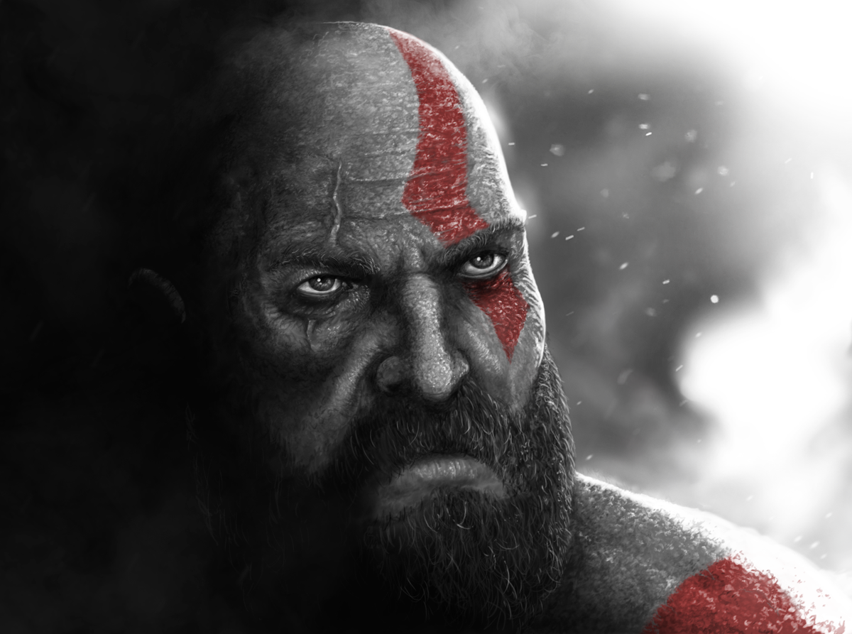 casdesignuk's tweet image. #GodOfWar4 fan art, this game was just so good.
Hope you like, took me ages, likes and RT's are appreciated &amp;lt;3

(my first digital painting ever)